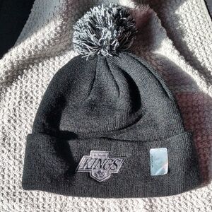 NHL Los Angeles Kings Beanie with Pom Pom